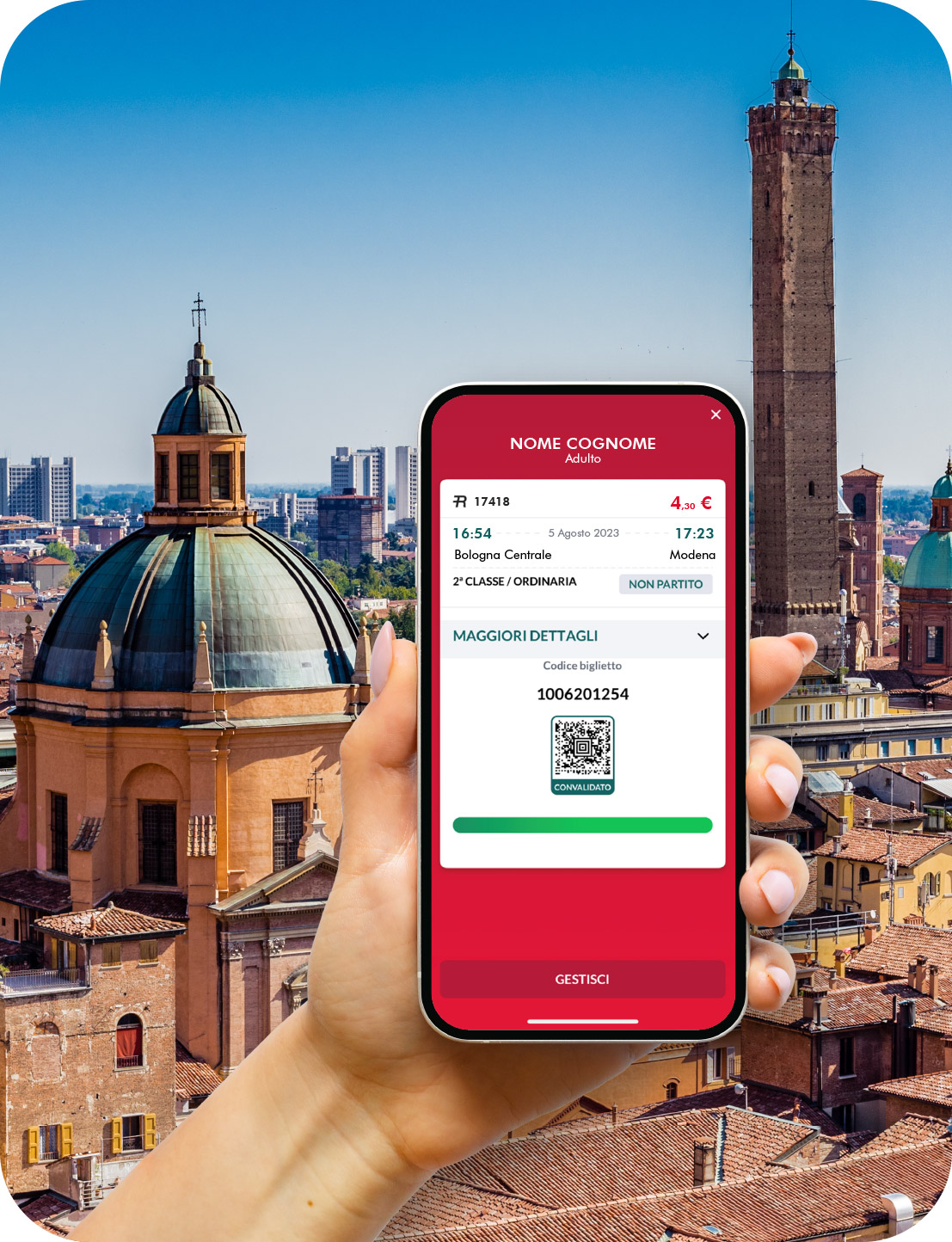 Biglietto digitale regionale Trenitalia