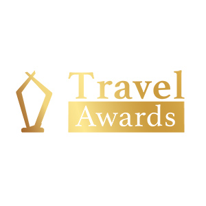 Golden Travel Awards logo with trophy icon