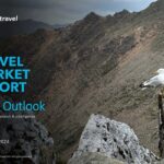 2025 Travel Market Report cover with seagulls on rocks.