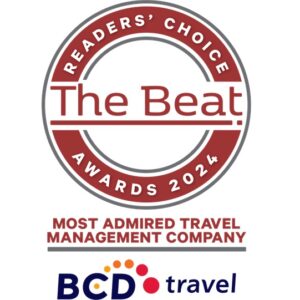 BCD Travel wins 2024 The Beat award.