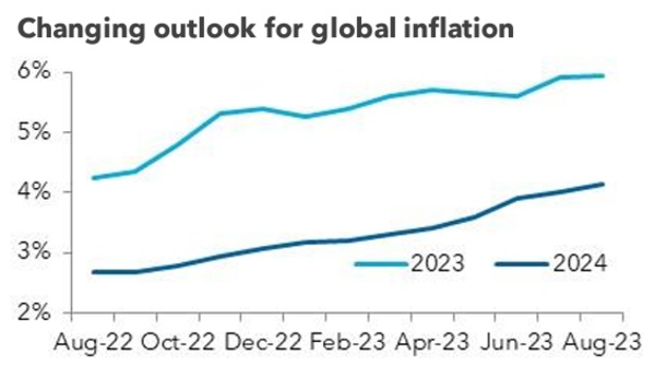 Global inflation trends for 2023 and 2024