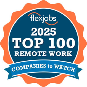 FlexJobs 2025 Top Remote Work Companies Badge