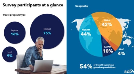 Survey participants, travel program type, geography statistics